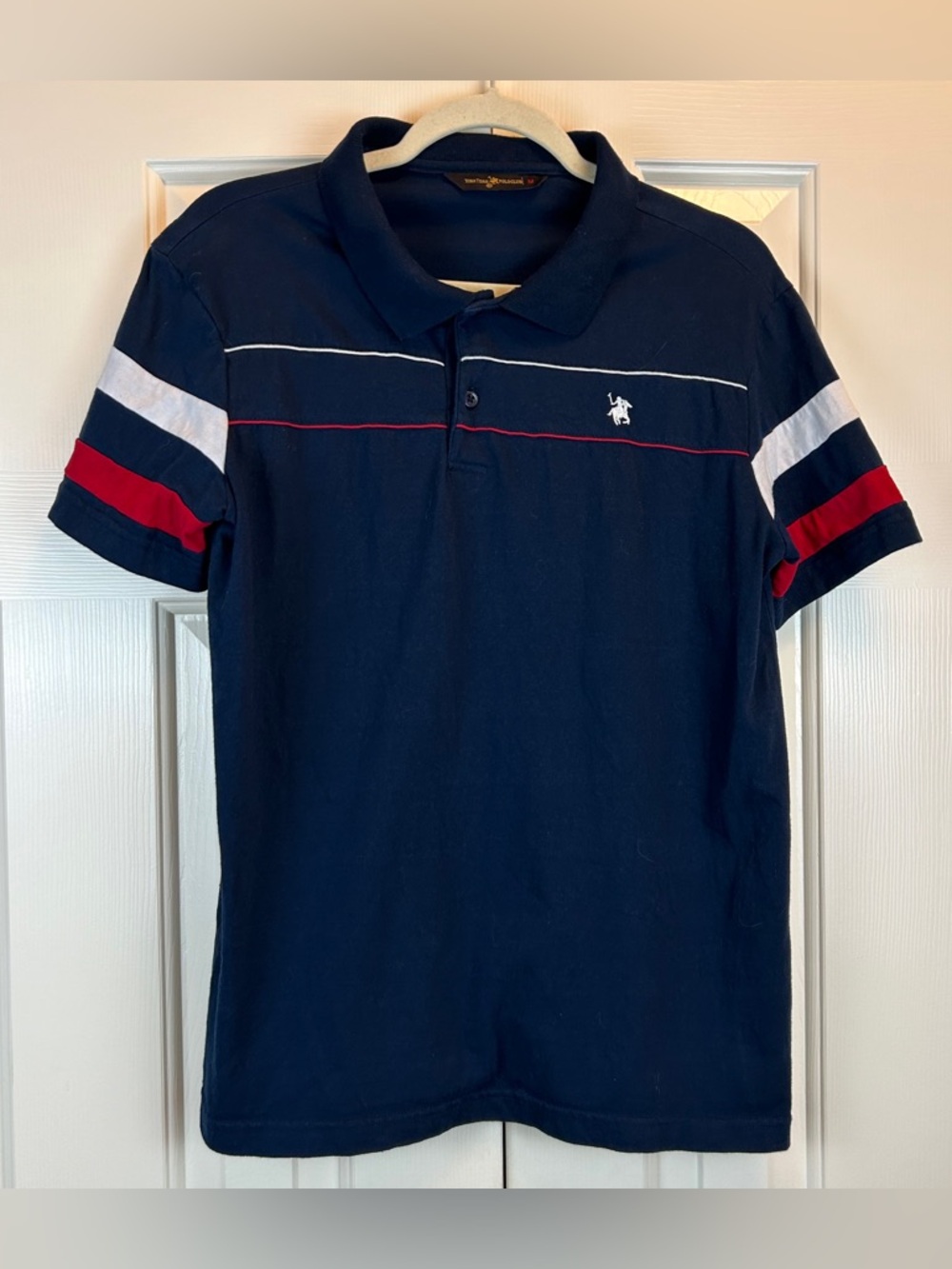 York Team Polo Club Blue Polo Shirt